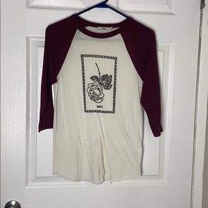 Women’s xs obey mid sleeve shirt